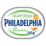 Philadelphia vegan almond oat cream cheese spread 165g, imported from the UK