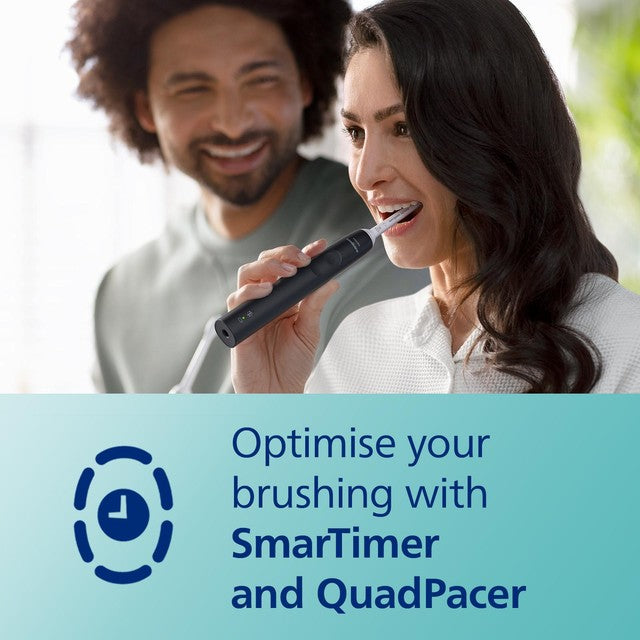 Philips Sonicare Toothbrush Duo Pack Rose Black, imported from the UK