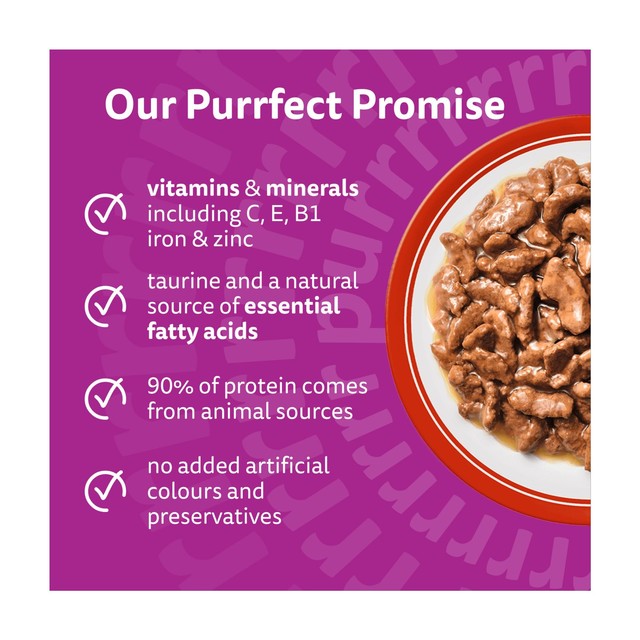 Whiskas wet cat food pouches meaty meals in gravy 80 x 85g (British brand)