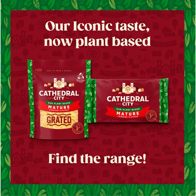 Cathedral City dairy free plant based cheese block 280g - British product