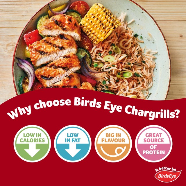 Birds Eye peri-peri chicken chargrills 174g - British product