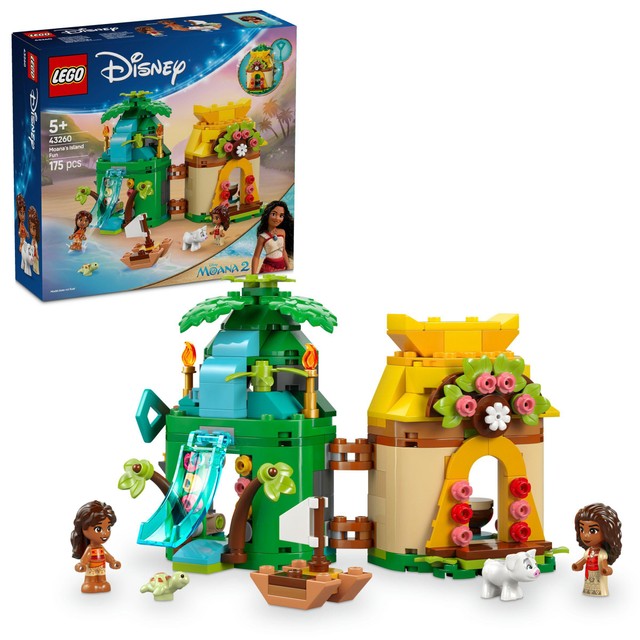 Lego Disney Princess Moana's Island Fun building toy set 175 pieces, UK version
