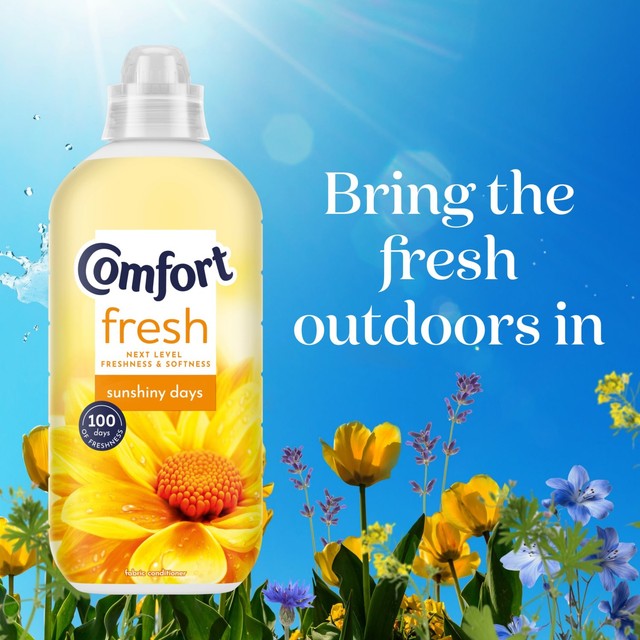 Comfort Sunshiny Days fabric conditioner 990ml - British product