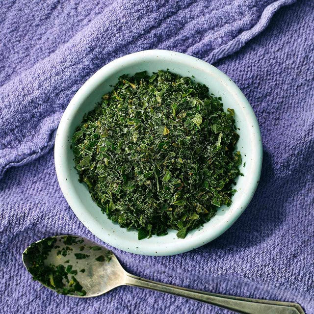Ocado frozen chopped basil 50g, imported from the UK