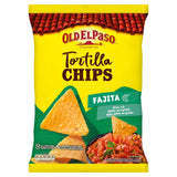 Old El Paso Fajita tortilla chips 185g, imported from the UK