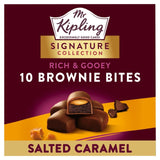 Mr Kipling chocolate caramel brownie bites 10 pack, imported from the UK