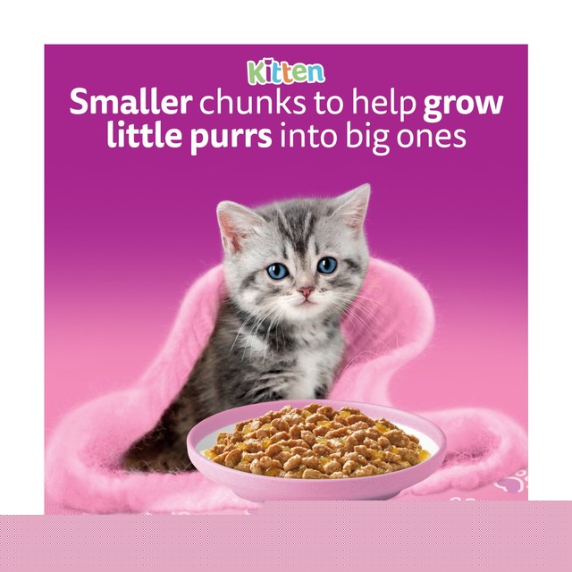 Whiskas cat food pouches poultry feasts 40x85g (British brand)