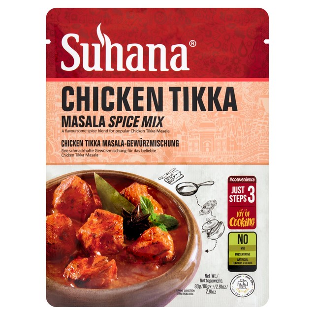 Suhana Chicken Tikka Spice Mix 80g (British brand)