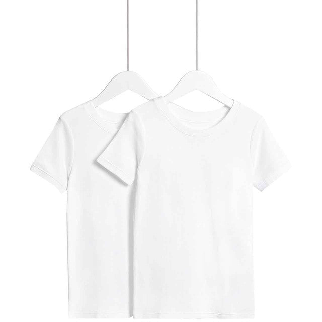 M&S kids thermal tops white 5-6 years 2-pack, imported from the UK