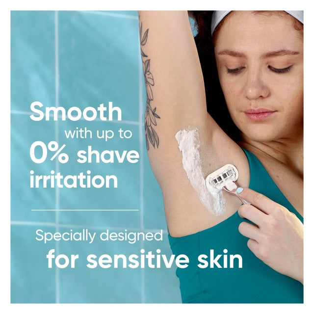 Gillette Venus Deluxe Smooth Sensitive Razor Blades 3-pack, UK version