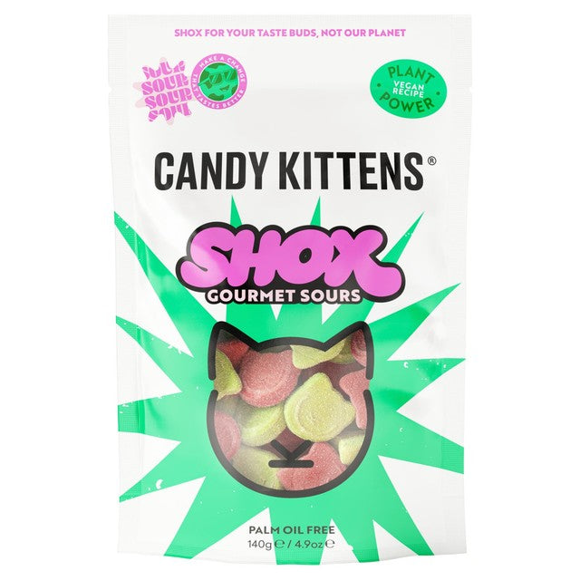 Candy Kittens sour sweets strawberry and apple 140g - British product