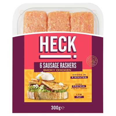 Heck Smokey Chicken Gluten Free Sausage Rashers 300g