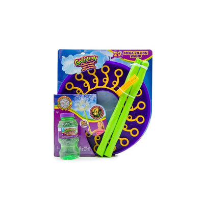 Gazillion Mega Zillion Wand Bubble Wand with 2x 8oz Bottles