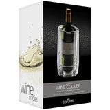 BarCraft Acrylic Double Walled Wine Cooler 23cm tall - British product