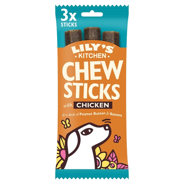 Lily's Kitchen chew sticks with chicken 120g, UK version