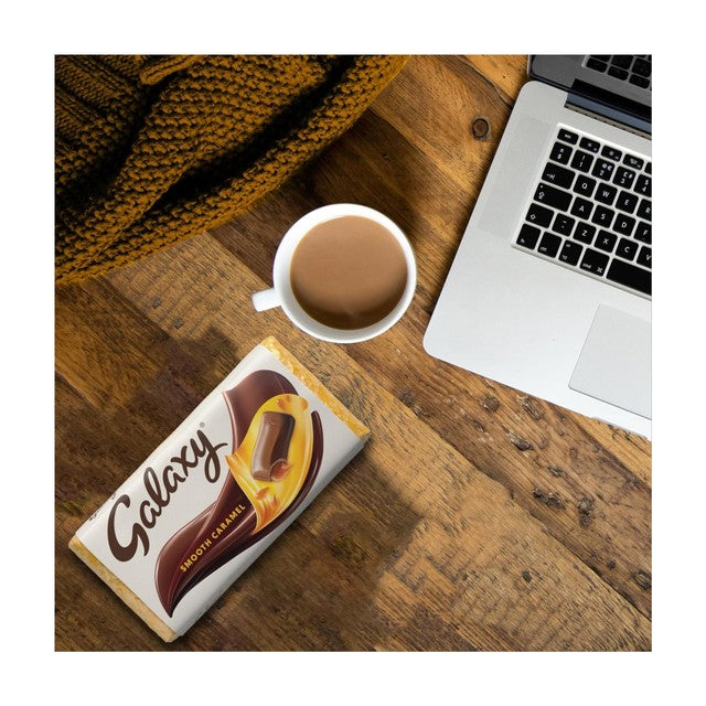 Galaxy smooth caramel milk chocolate bar 135g - British product