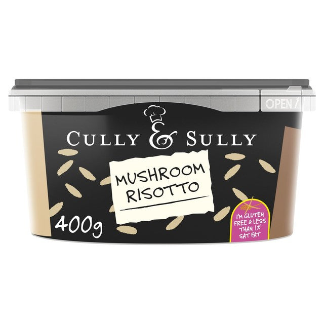 Cully and Sully mushroom risotto with mixed mushrooms and thyme 400g - British product