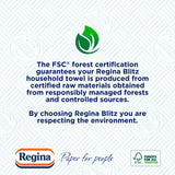 Regina Blitz kitchen roll 140 supersized sheets 2 roll, imported from the UK