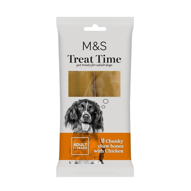 M&S dog chew bones 200g, imported from the UK