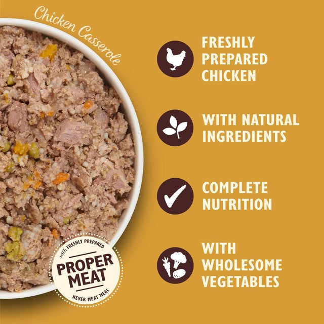 Lily's Kitchen wet dog food chicken and turkey casserole 400g, UK version