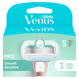 Gillette Venus Deluxe Smooth Sensitive Razor Blades 3-pack, UK version