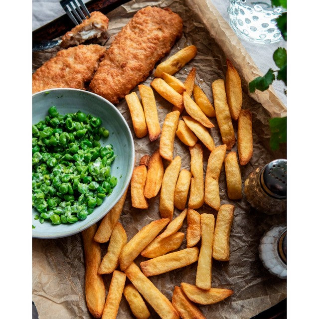 McCain Home Chips Straight Cut frozen potato chips 2.1kg, imported from the UK