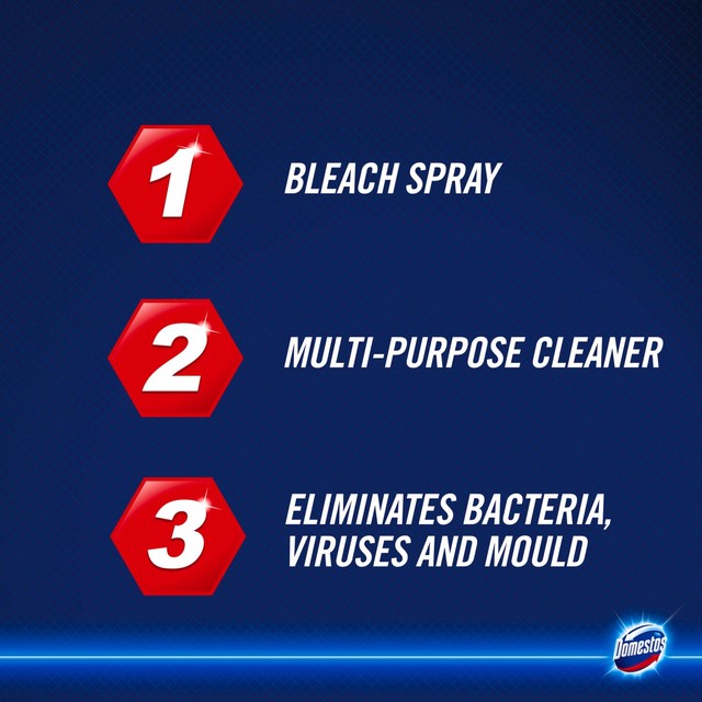 Domestos Bleach Multi-Purpose Cleaner Spray 700ml - British product