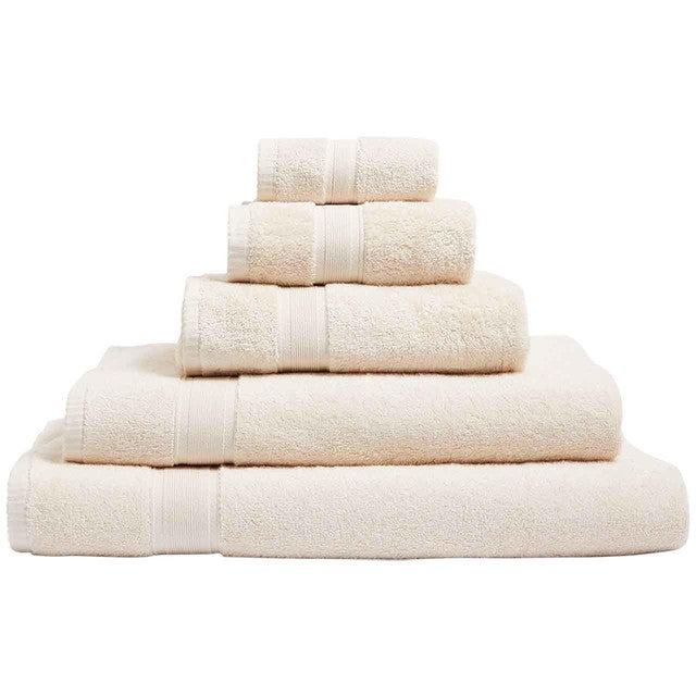 M&S Collection Pure Cotton Towel Bath Sheet Cream, imported from the UK