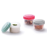 Locknlock mini round storage containers set of 3, 80ml, UK version