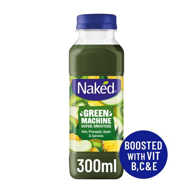 Naked Green Machine smoothie 300ml, imported from the UK