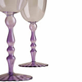 M&S wine glasses set lilac one size, imported from the UK