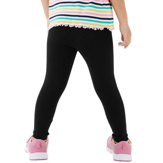 M&S girls cotton leggings black for 3-4 years, imported from the UK