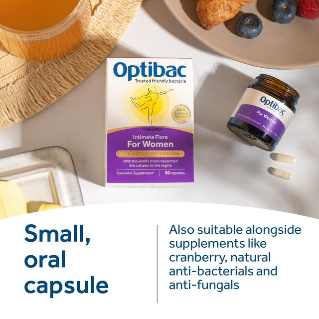 Optibac Probiotics For Women 30 capsules, imported from the UK