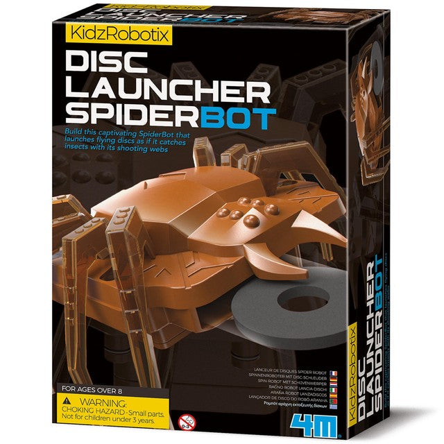 KidAntics KidzRobotix Disc Launcher SpiderBot Robotic Toy Kit, UK version