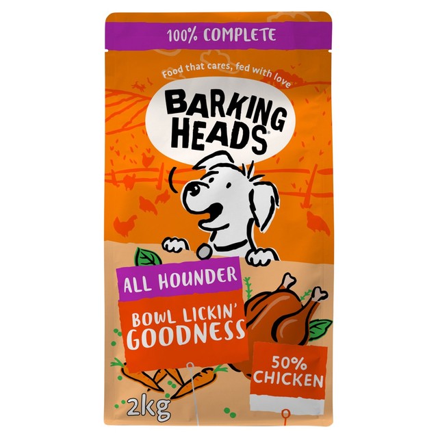 Barking Heads Chicken Dry Dog Food 2kg - British product