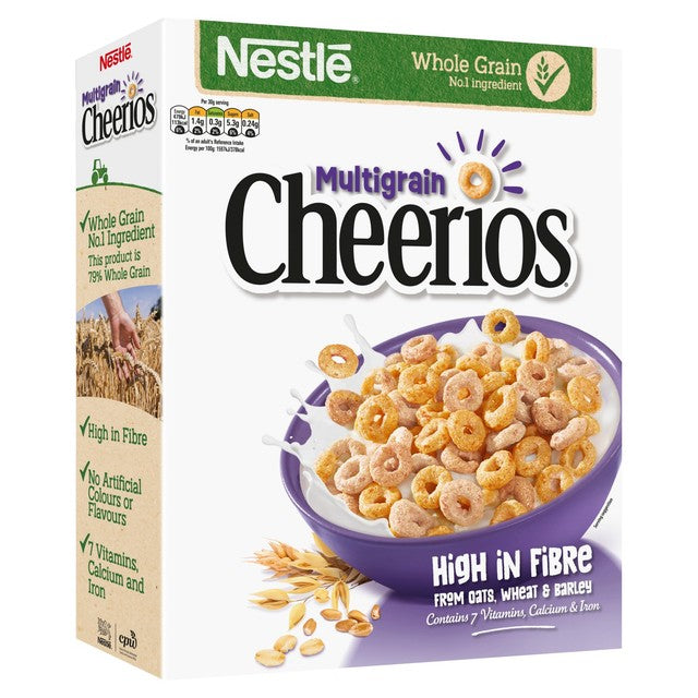 Nestle Cheerios multigrain breakfast cereal 500g - British product
