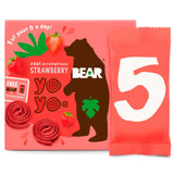 Bear strawberry fruit rolls 5 x 20g - British product