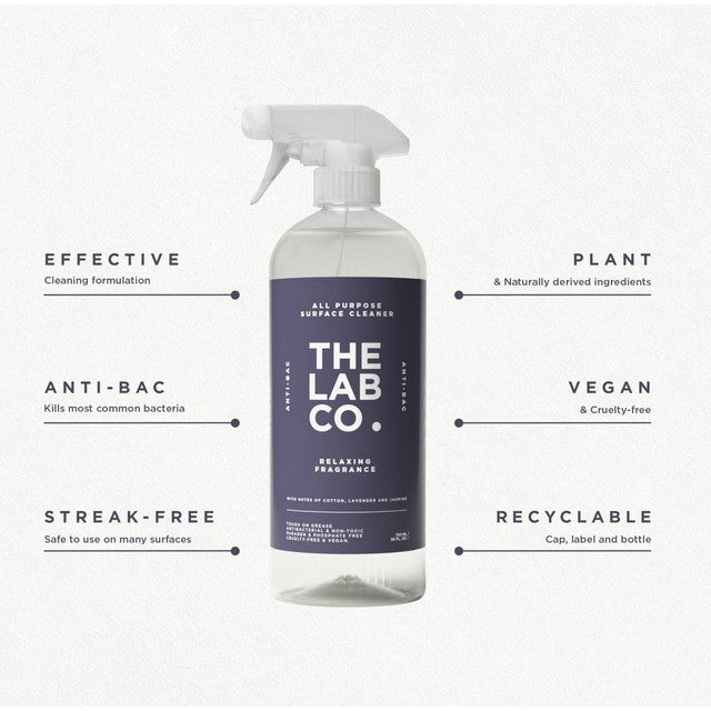 The Lab Co. Relaxing all-purpose cleaner spray 750ml (British brand)