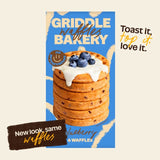 Griddle Bakery Blueberry Wholegrain Toaster Waffles 200g, UK version