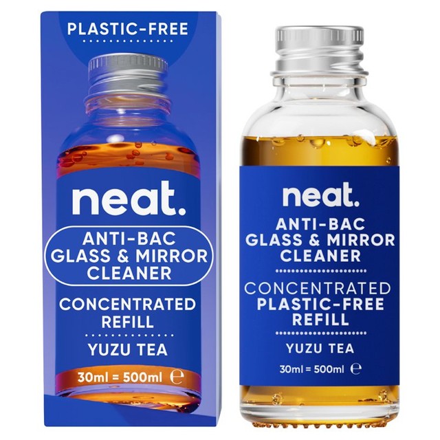 Neat Anti-Bac Glass Cleaner Concentrate Yuzu Tea 30ml, imported from the UK