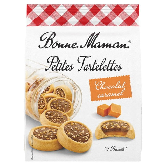 Bonne Maman chocolate caramel tartlets 250g - British product