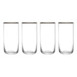 Mikasa Sorrento 4pc highball glass set 510ml, imported from the UK