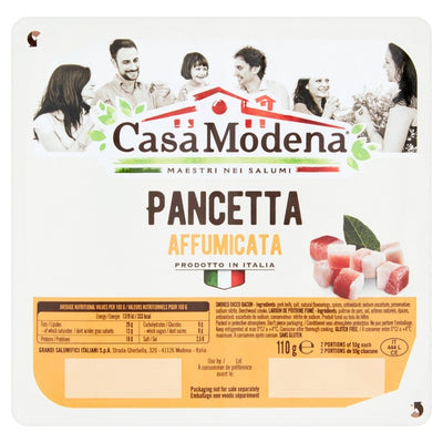 Casa Modena Smoked Diced Pancetta 110g