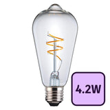 TCP filament light bulb warm white E27 4.2W (British brand)