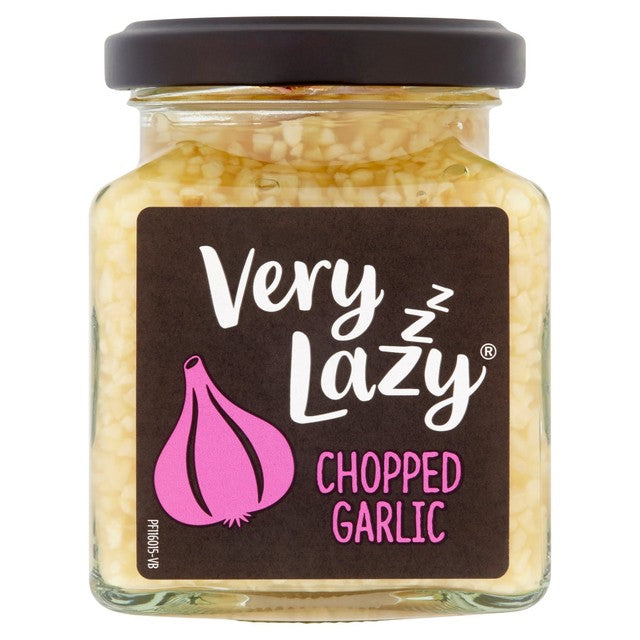 Very Lazy chopped garlic in white wine vinegar 200g (British brand)