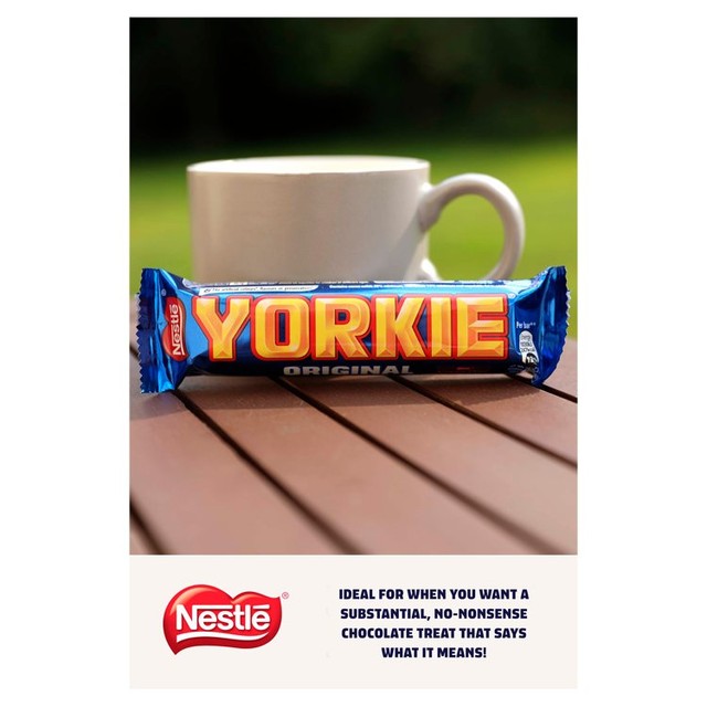 Yorkie Original milk chocolate bar 3x46g (British brand)