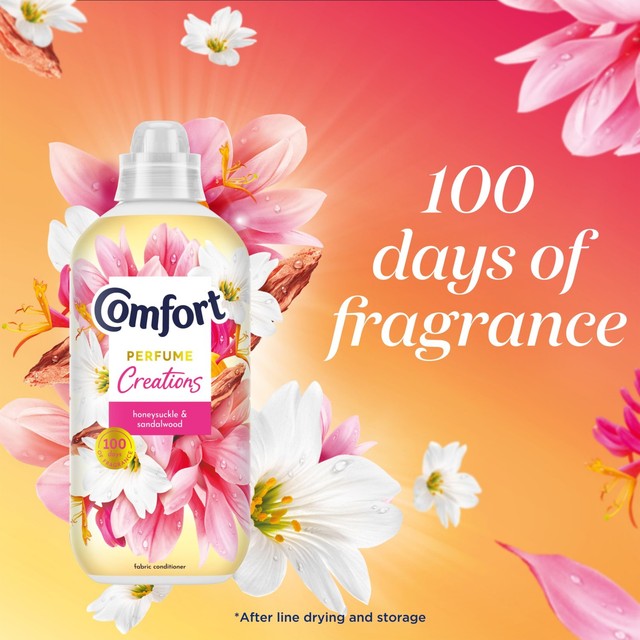 Comfort Honeysuckle and Sandalwood fabric conditioner 1.4L - British product