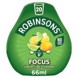 Robinsons Lemon Lime & Ginseng squash 66ml, imported from the UK