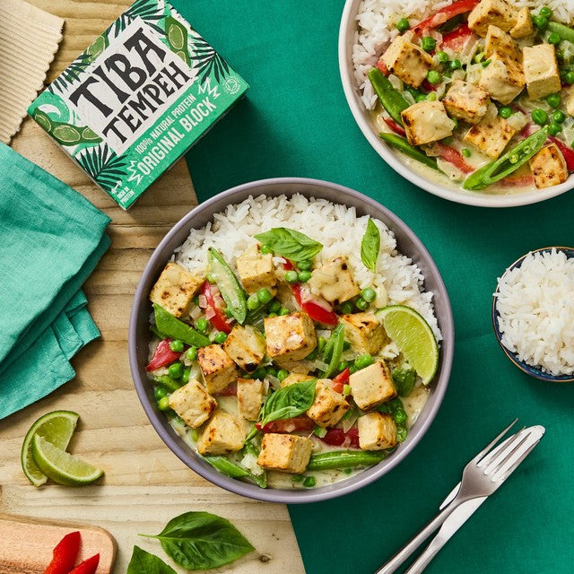 Tiba Tempeh original organic tempeh block 200g (British brand)