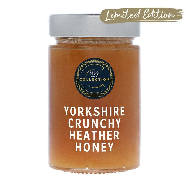 M&S Crunchy Heather Honey 250g, imported from the UK